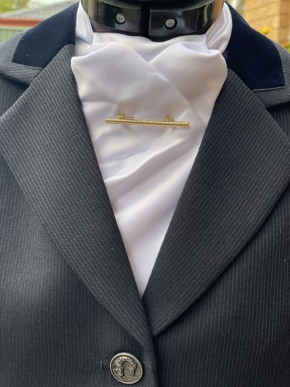 White Delustered Satin Competition Stock